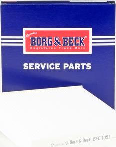 Borg & Beck BFC1051 - Фільтр, повітря у внутрішній простір avtolavka.club