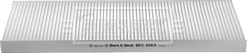 Borg & Beck BFC1063 - Фільтр, повітря у внутрішній простір avtolavka.club