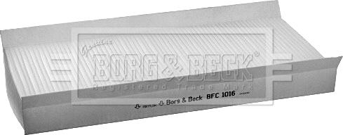 Borg & Beck BFC1016 - Фільтр, повітря у внутрішній простір avtolavka.club