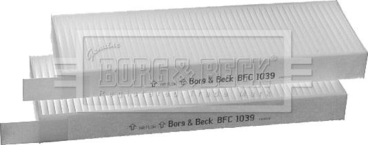 Borg & Beck BFC1039 - Фільтр, повітря у внутрішній простір avtolavka.club