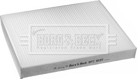 Borg & Beck BFC1035 - Фільтр, повітря у внутрішній простір avtolavka.club