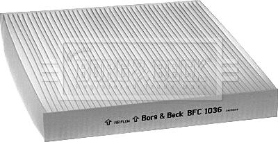 Borg & Beck BFC1036 - Фільтр, повітря у внутрішній простір avtolavka.club