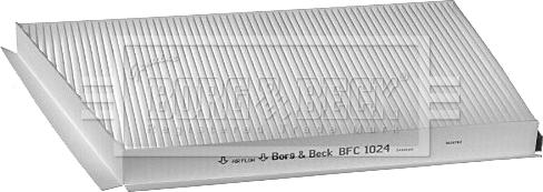 Borg & Beck BFC1024 - Фільтр, повітря у внутрішній простір avtolavka.club