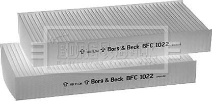 Borg & Beck BFC1022 - Фільтр, повітря у внутрішній простір avtolavka.club