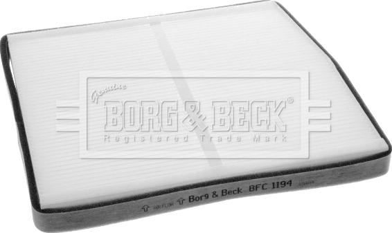 Borg & Beck BFC1194 - Фільтр, повітря у внутрішній простір avtolavka.club