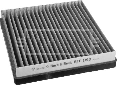 Borg & Beck BFC1193 - Фільтр, повітря у внутрішній простір avtolavka.club