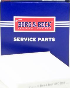 Borg & Beck BFC1169 - Фільтр, повітря у внутрішній простір avtolavka.club