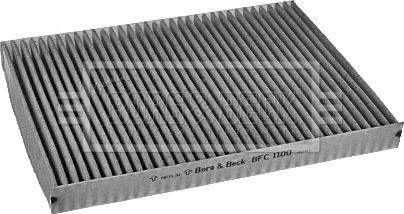 Borg & Beck BFC1100 - Фільтр, повітря у внутрішній простір avtolavka.club