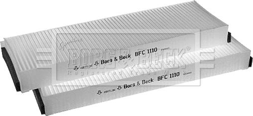 Borg & Beck BFC1110 - Фільтр, повітря у внутрішній простір avtolavka.club