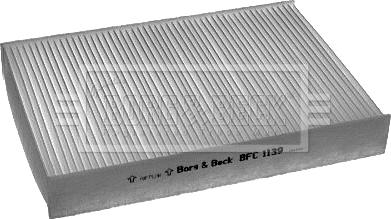 Borg & Beck BFC1139 - Фільтр, повітря у внутрішній простір avtolavka.club