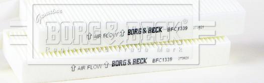 Borg & Beck BFC1339 - Фільтр, повітря у внутрішній простір avtolavka.club