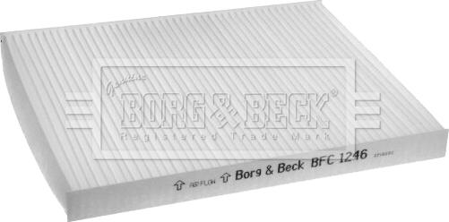 Borg & Beck BFC1246 - Фільтр, повітря у внутрішній простір avtolavka.club