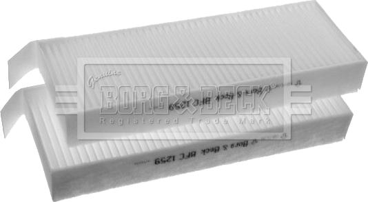 Borg & Beck BFC1259 - Фільтр, повітря у внутрішній простір avtolavka.club