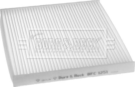 Borg & Beck BFC1251 - Фільтр, повітря у внутрішній простір avtolavka.club