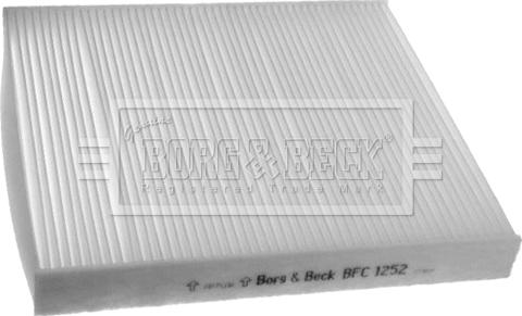 Borg & Beck BFC1252 - Фільтр, повітря у внутрішній простір avtolavka.club