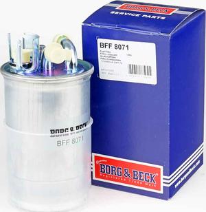 Borg & Beck BFF8071 - Паливний фільтр avtolavka.club
