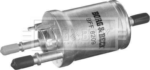Borg & Beck BFF8209 - Паливний фільтр avtolavka.club