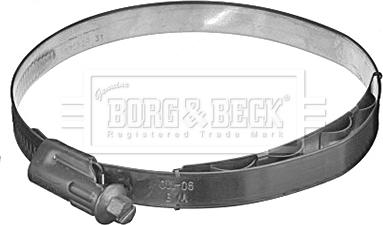 Borg & Beck BHC1007S - Хомут, повітряний шланг компресора avtolavka.club