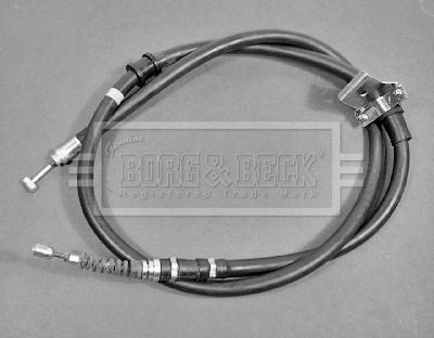 Borg & Beck BKB1596 - Трос, гальмівна система avtolavka.club