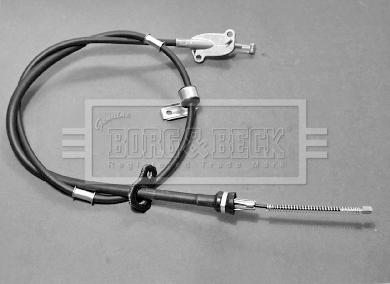 Borg & Beck BKB1668 - Трос, гальмівна система avtolavka.club