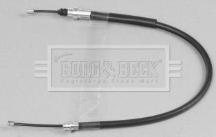 Borg & Beck BKB1858 - Трос, гальмівна система avtolavka.club