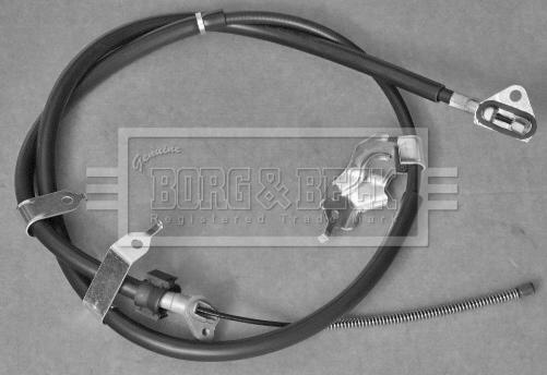 Borg & Beck BKB3501 - Трос, гальмівна система avtolavka.club
