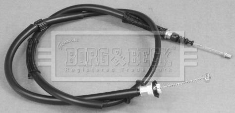 Borg & Beck BKB3012 - Трос, гальмівна система avtolavka.club