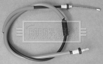 Borg & Beck BKB3198 - Трос, гальмівна система avtolavka.club