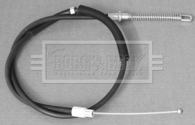 Borg & Beck BKB3101 - Трос, гальмівна система avtolavka.club