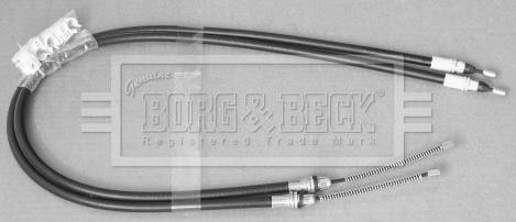 Borg & Beck BKB3117 - Трос, гальмівна система avtolavka.club