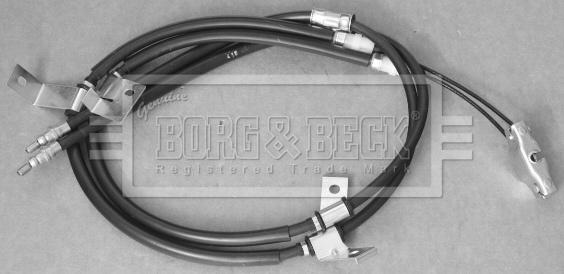 Borg & Beck BKB3755 - Трос, гальмівна система avtolavka.club