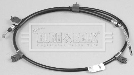 Borg & Beck BKB2440 - Трос, гальмівна система avtolavka.club