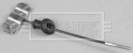 Borg & Beck BKB2410 - Трос, гальмівна система avtolavka.club