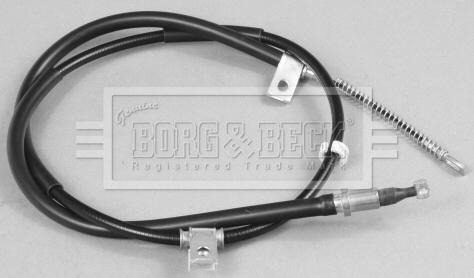 Borg & Beck BKB2439 - Трос, гальмівна система avtolavka.club
