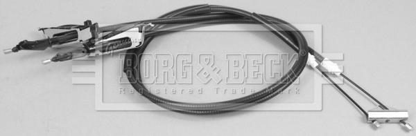 Borg & Beck BKB2595 - Трос, гальмівна система avtolavka.club