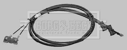 Borg & Beck BKB2317 - Трос, гальмівна система avtolavka.club