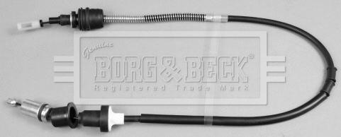 Borg & Beck BKC1457 - Трос, управління зчепленням avtolavka.club