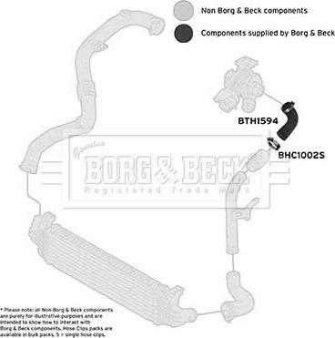 Borg & Beck BTH1594 - Трубка нагнітається повітря avtolavka.club