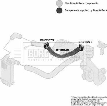 Borg & Beck BTH1048 - Трубка нагнітається повітря avtolavka.club