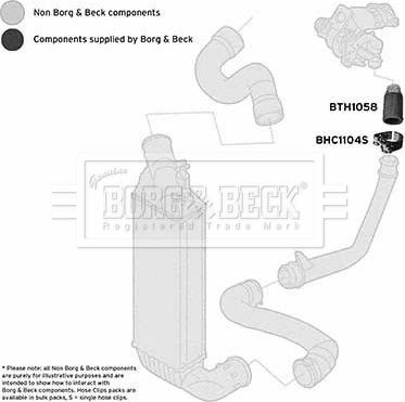 Borg & Beck BTH1058 - Трубка нагнітається повітря avtolavka.club