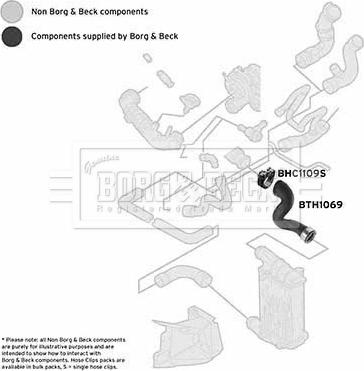 Borg & Beck BTH1069 - Трубка нагнітається повітря avtolavka.club