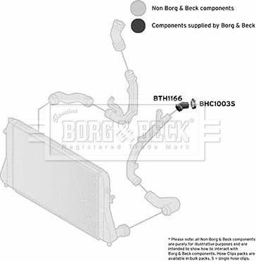 Borg & Beck BTH1166 - Трубка нагнітається повітря avtolavka.club