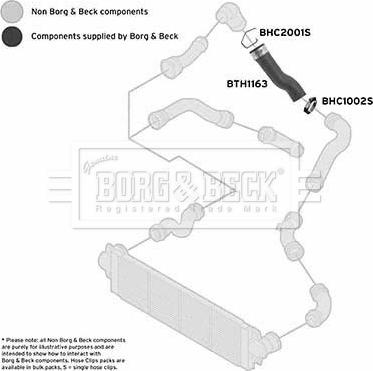 Borg & Beck BTH1163 - Трубка нагнітається повітря avtolavka.club