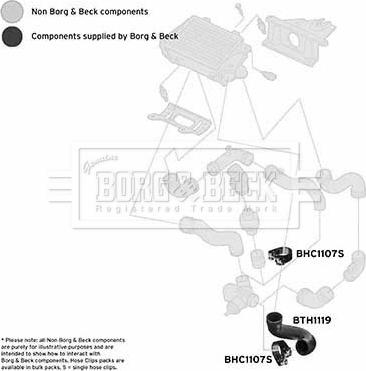 Borg & Beck BTH1119 - Трубка нагнітається повітря avtolavka.club