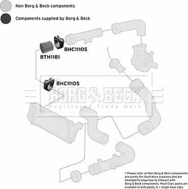 Borg & Beck BTH1181 - Трубка нагнітається повітря avtolavka.club