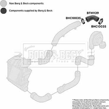 Borg & Beck BTH1139 - Трубка нагнітається повітря avtolavka.club