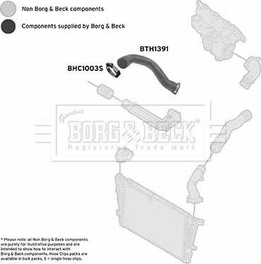 Borg & Beck BTH1391 - Трубка нагнітається повітря avtolavka.club