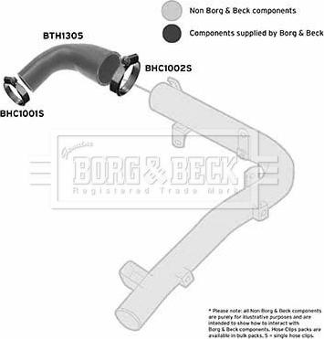 Borg & Beck BTH1305 - Трубка нагнітається повітря avtolavka.club