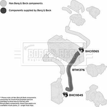 Borg & Beck BTH1376 - Трубка нагнітається повітря avtolavka.club