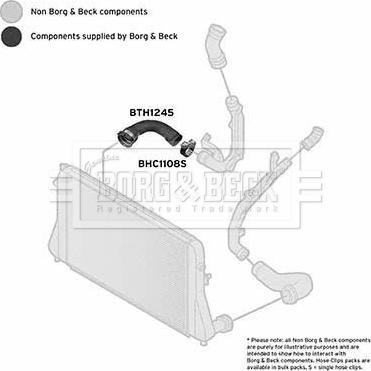 Borg & Beck BTH1245 - Трубка нагнітається повітря avtolavka.club